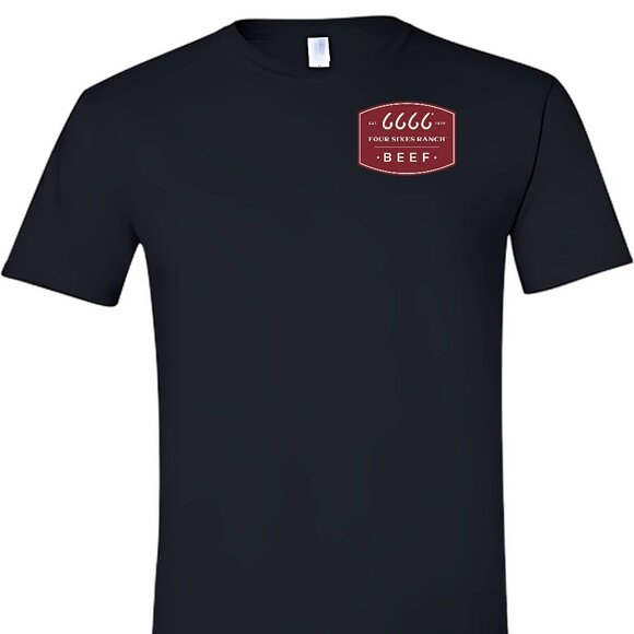 Four Sixes Ranch Livestock Beef Short Sleeve T-Shirt - Picture 4 of 16
